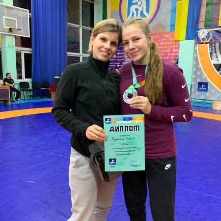 Софія Кушнір - посіла II місце у Всеукраїнському турнірі з вільної боротьби серед жінок
