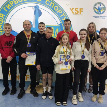 Збірна команда гирьовиків Рівненської області здобула чергове золото