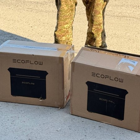 Чергові дві зарядні станції EcoFlow передали для потреб одного з підрозділів Національної гвардії України