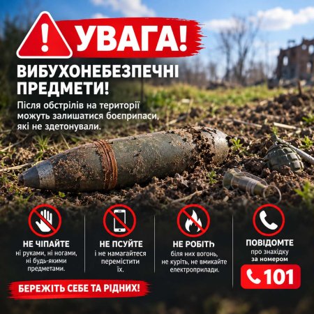 Алгоритм дій при виявленні вибухонебезпечного чи іншого підозрілого предмету